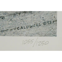 Signed Limited Edition Print "The Garden" by Tom Caldwell