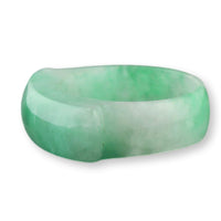 Green Jadeite Saddle Band – Classic Polished Jade Band