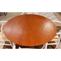 White & Wood Dinette Table w/4 Chairs