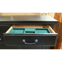 Restoration Hardware Black 10 Drawer Combination Chest