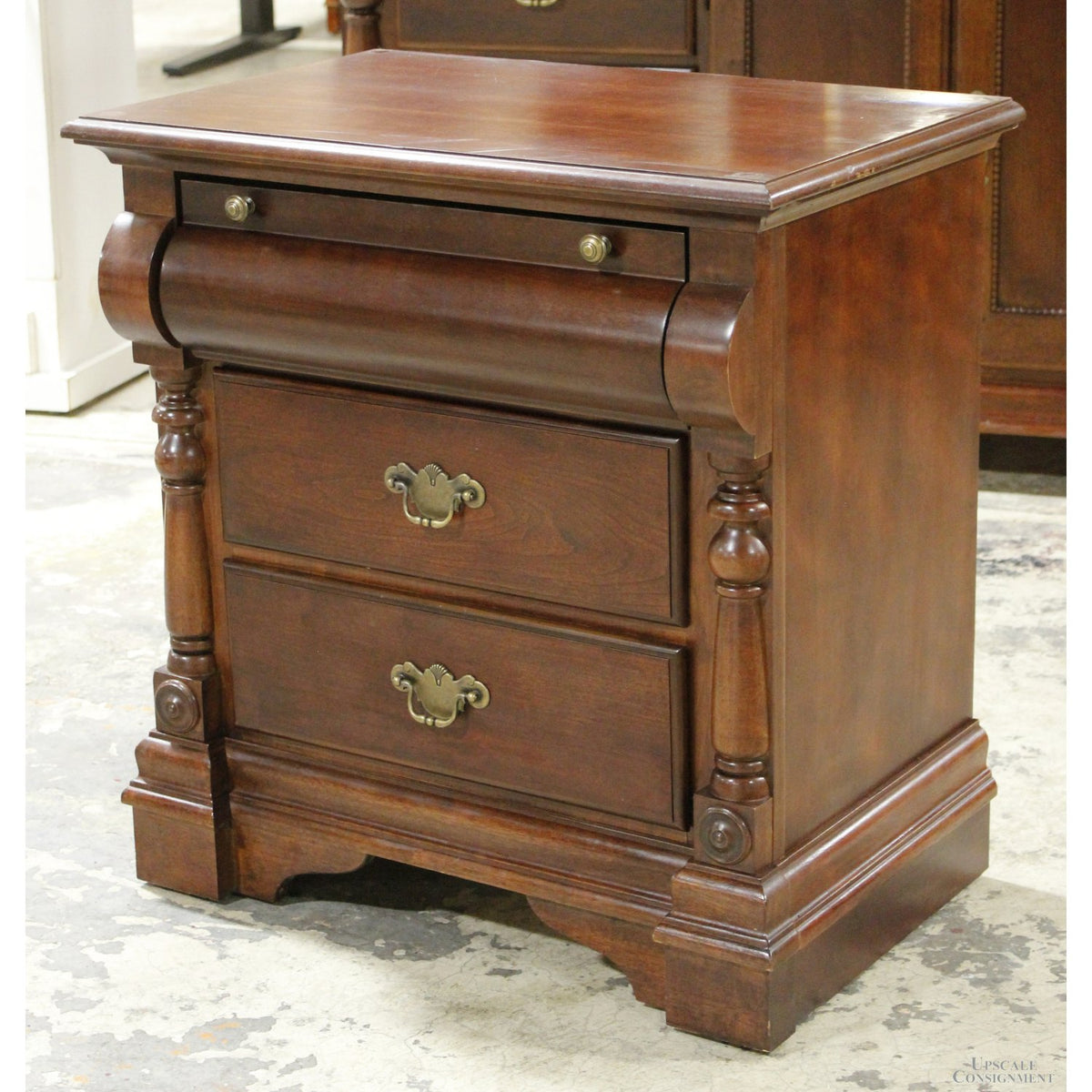 Universal Furniture 3 Drawer Cherry Nightstand