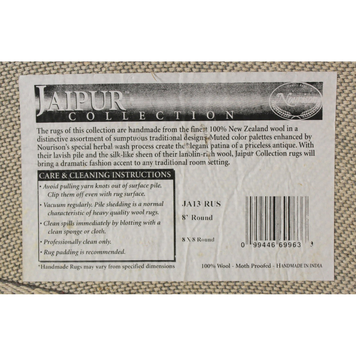 Jaipur 8' Round Area Rug