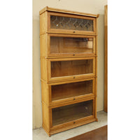 Oak 5-Tier Barrister Bookcase