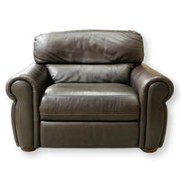 Oversize Dark Brown Recliner