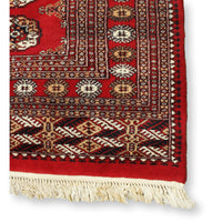 9' X 12' 2" Red Persian Area Rug w/Fringe