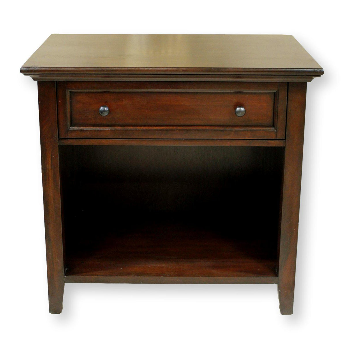 Dark Finish Nightstand w/Drawer