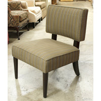 Lazar Indus. Striped Slipper Chair