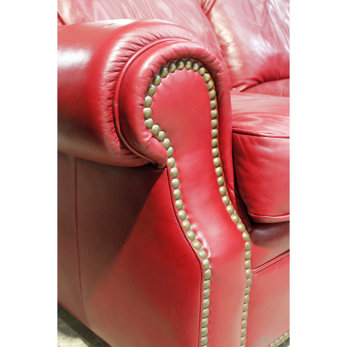 Flexsteel Scarlet Leather Loveseat
