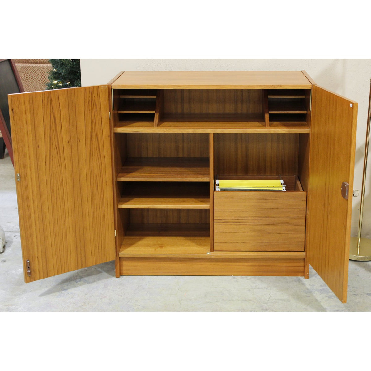 Dania Teak Folding Desk