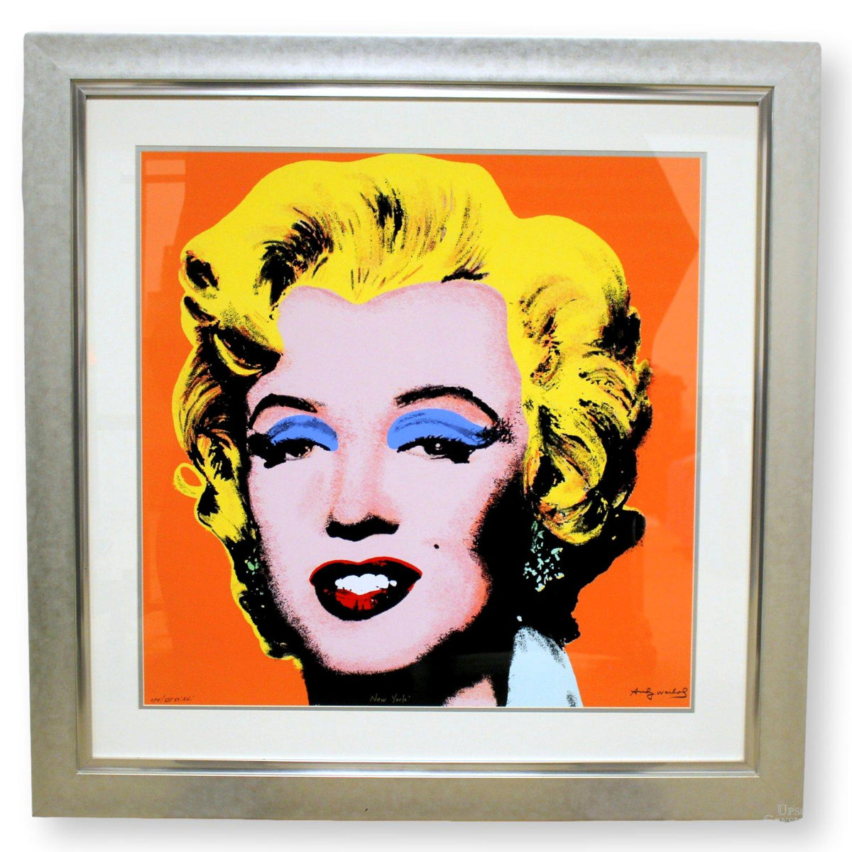 "Marilyn Monroe (Orange)" by Andy Worhol