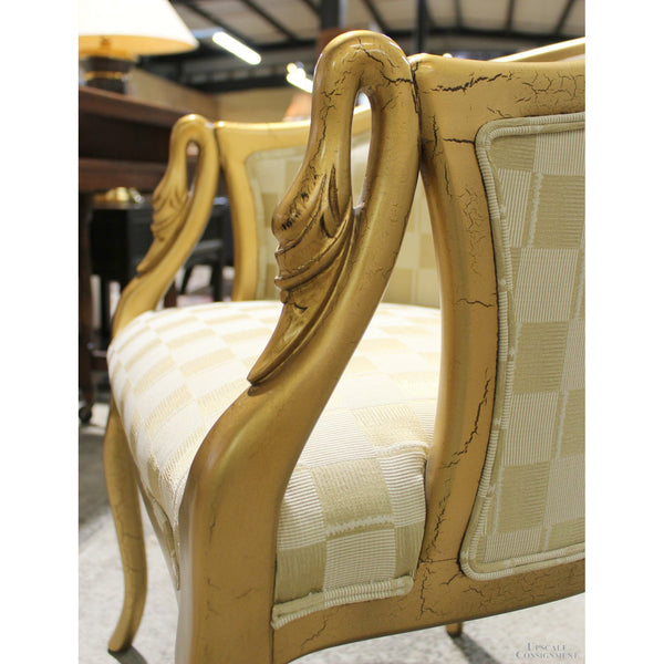 Swan Arm Accent Chair