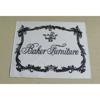 Baker Furniture Blue & White Print Loveseat