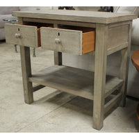 Farmhouse Two Drawer End Table