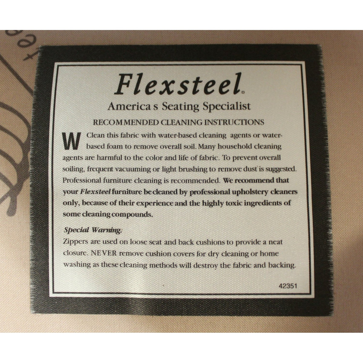 Flexsteel Cinnabar Red Swivel Glider Chair