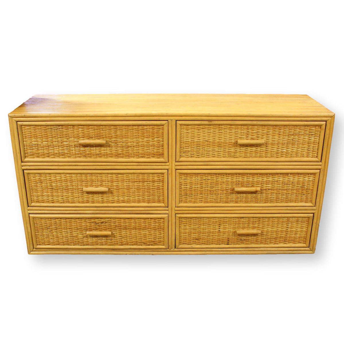 Bamboo 6 Drawer Dresser