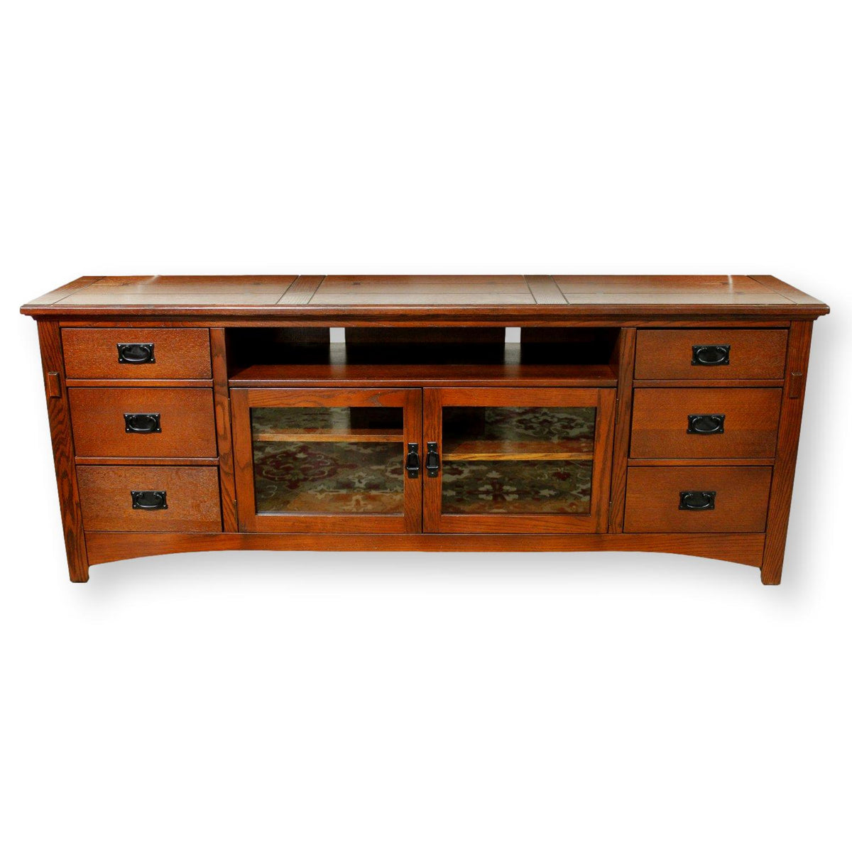 6' Mission Oak Media Console