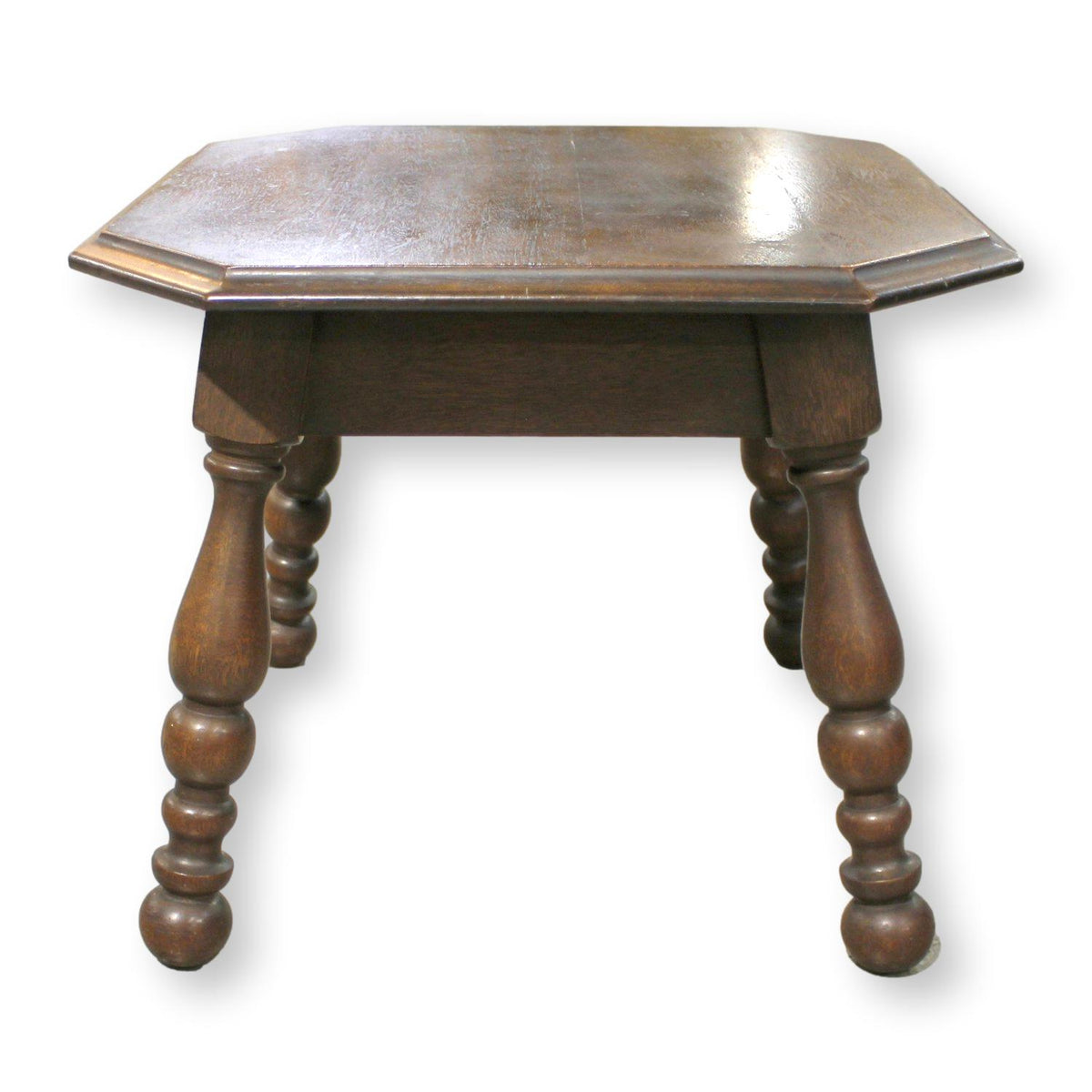 Mahogany Octagonal Accent Table