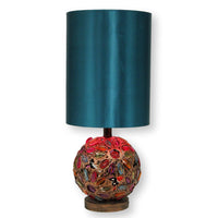 Multi-Color Gemstone Lamp w/Tall Shade
