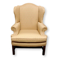 Sherrill Gold Wingback w/Diamond Pattern