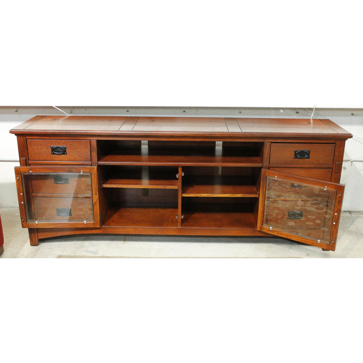 6' Mission Oak Media Console