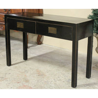 Black Lacquer Console Table