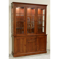 Ethan Allen Solid Cherry China Cabinet