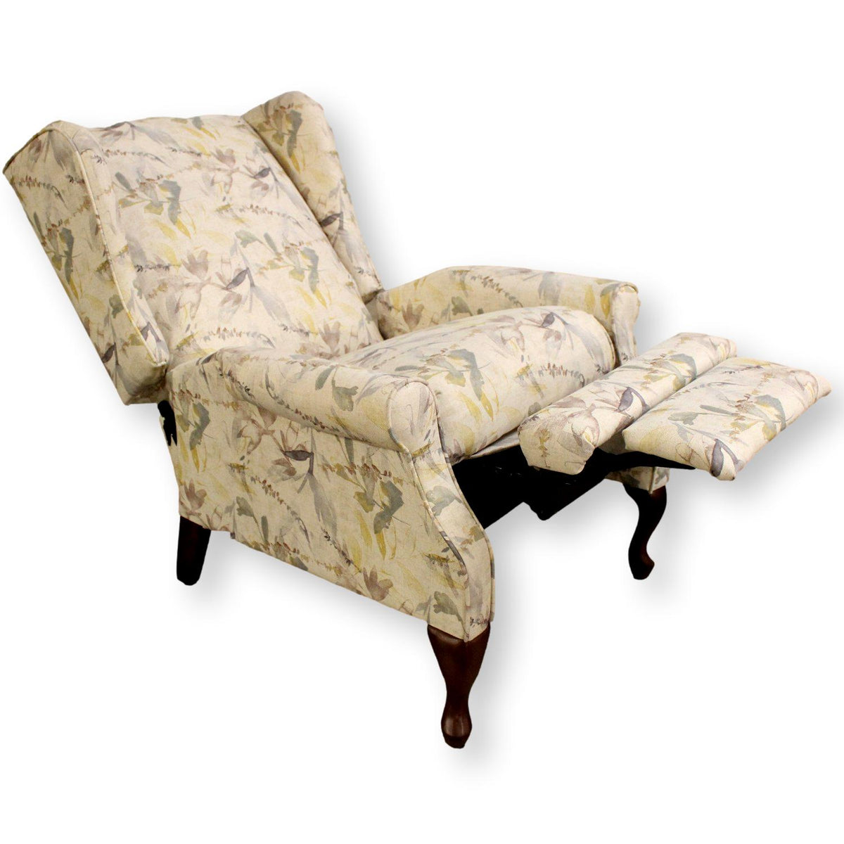 La-Z-Boy Leaf Print Wingback Recliner