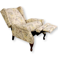 La-Z-Boy Leaf Print Wingback Recliner