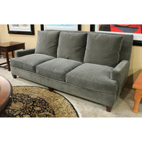 Lee Industries Gray Mohair Sofa