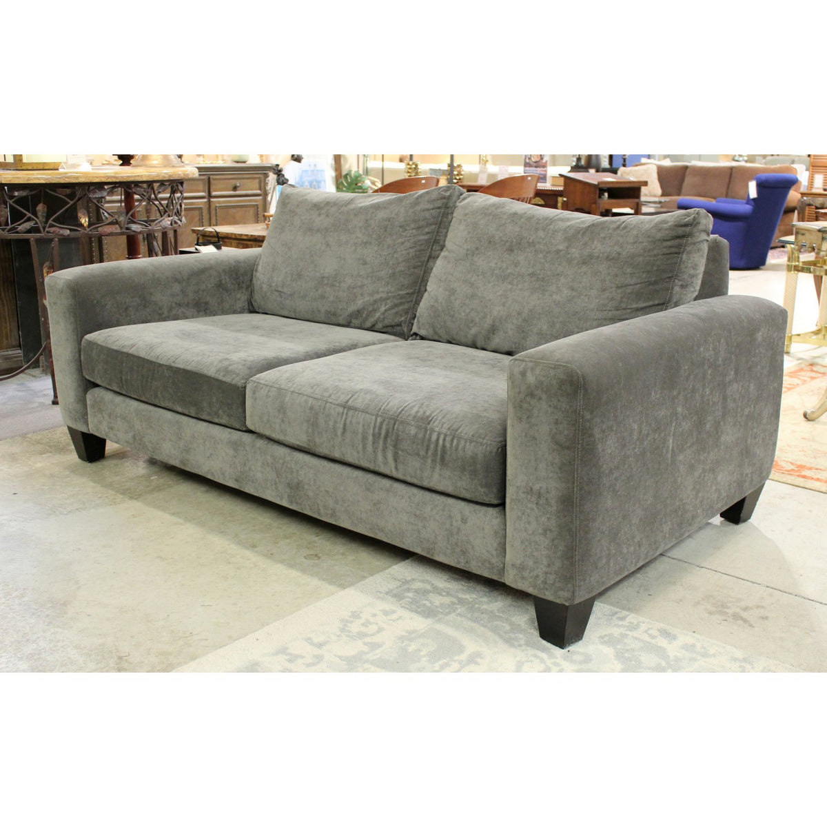 Stylus Charcoal Gray Apartment Sofa