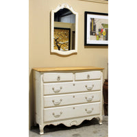 Ethan Allen French Country Chest of Drawers w/Mirror