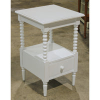 Land of Nod 'Jenny Lind' White Nightstand