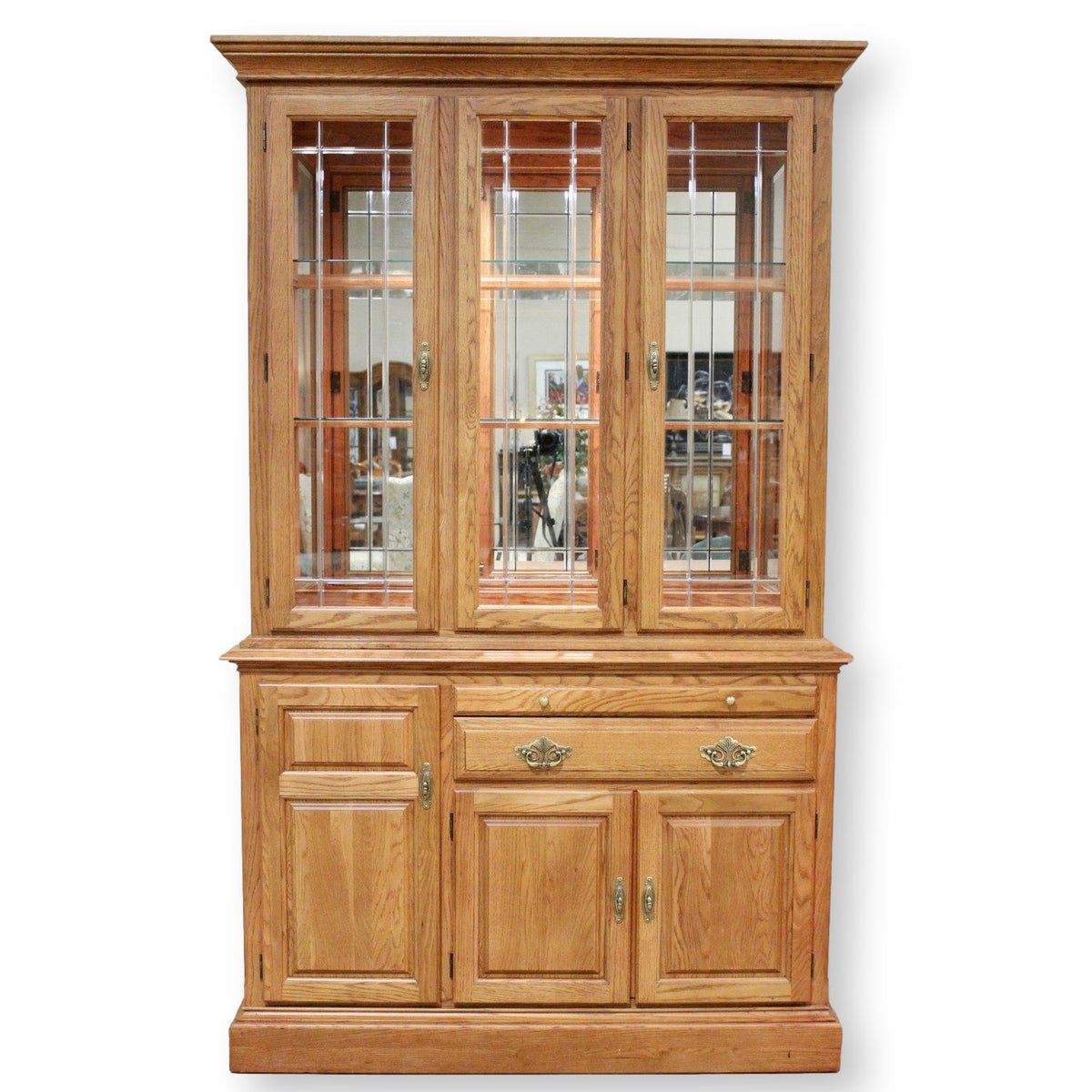 Cochrane Oak China Cabinet