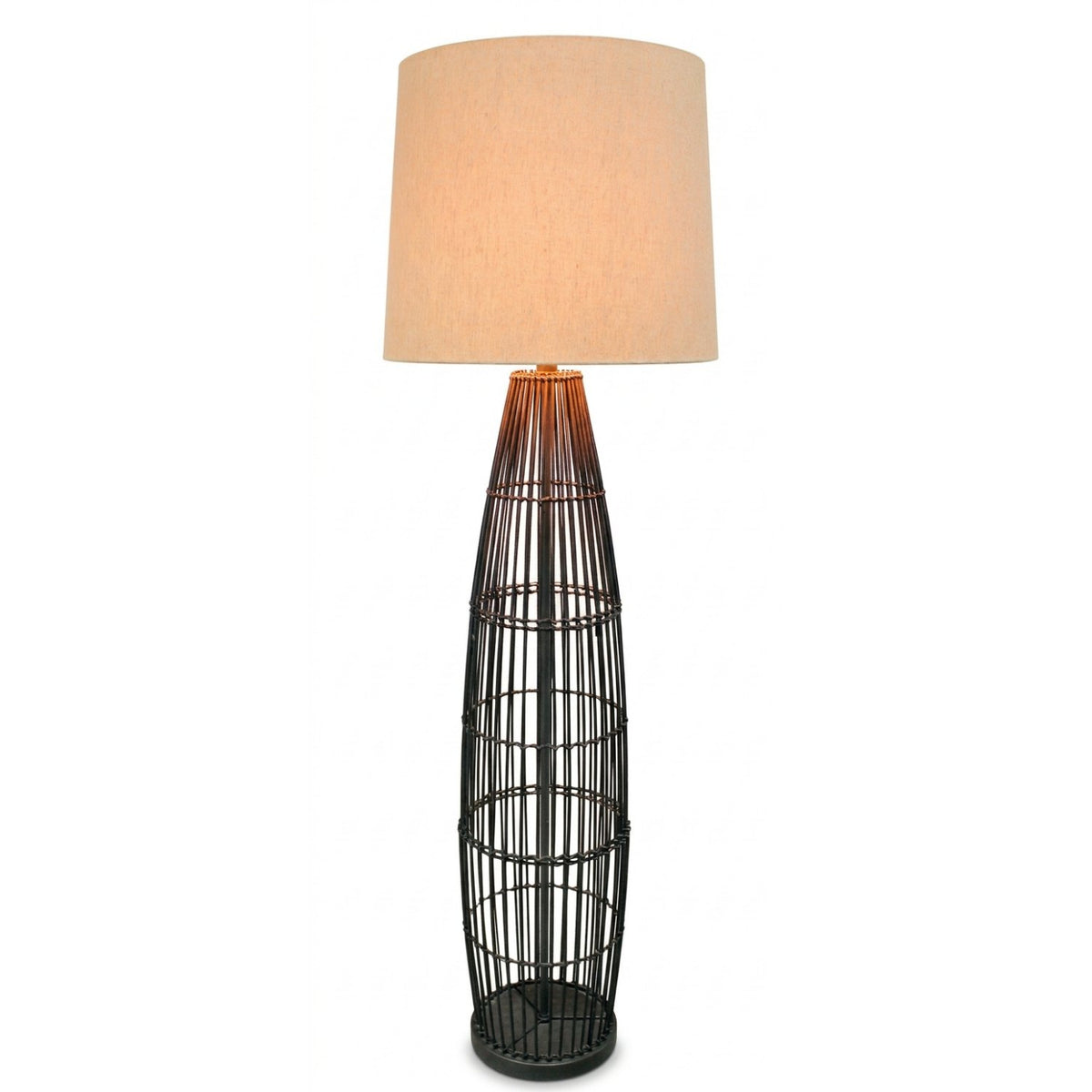 Rattan Floor Lamp