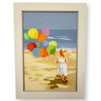 Original Painting Girl w/Balloons