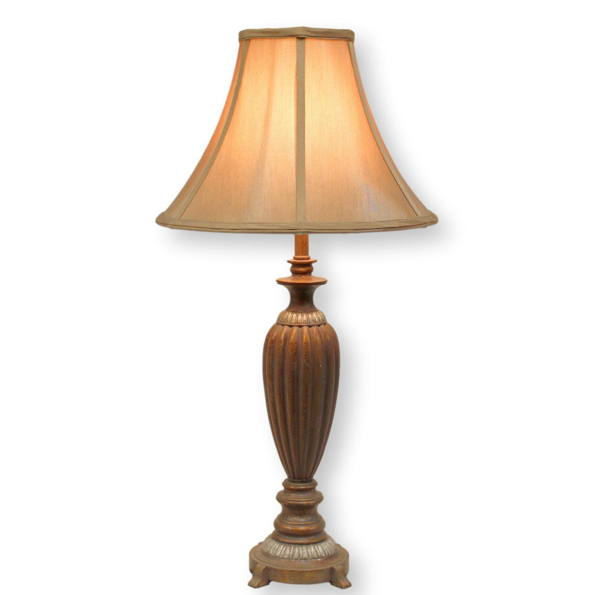 Bronze Crackle Table Lamp