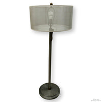 Pottery Barn "Sutter" Mixed Metal Adjustable Height Floor Lamp