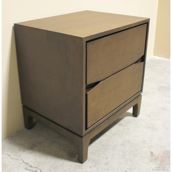 Modern 2 Drawer Nightstand