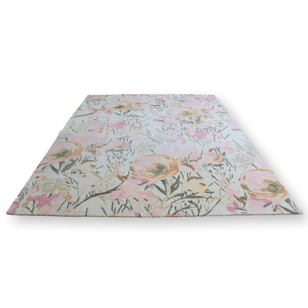 Magaschoni Home 9' X 12' Blush Peony Wool Area Rug