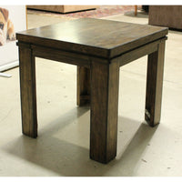 Dark Oak Square End Table