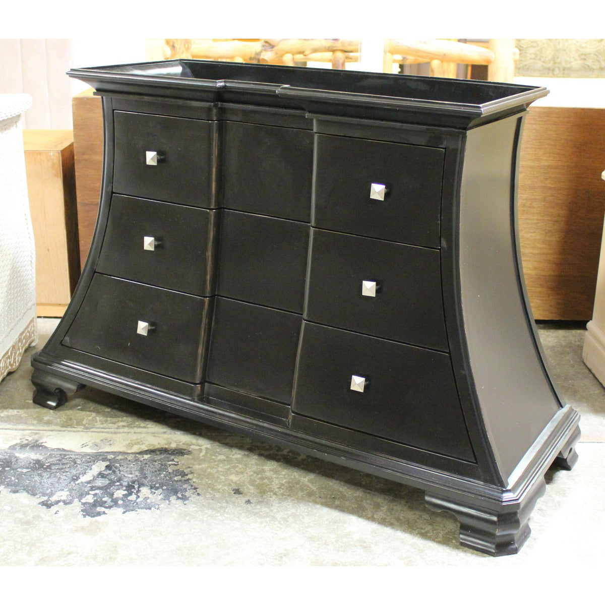 Black 3 Drawer Chest