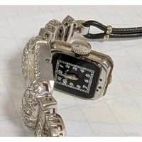 Exquisite 1940s Platinum 3.25ctw Diamond Hamilton Art Deco Watch