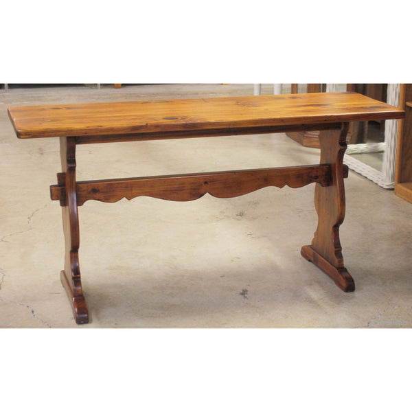 Ethan Allen Solid Pine Console Table