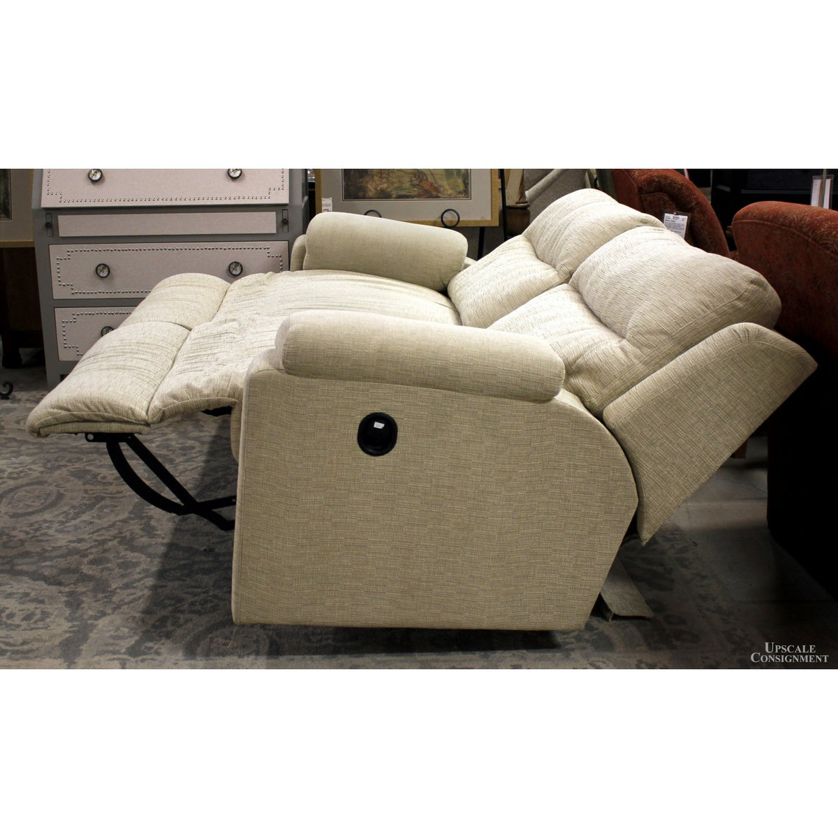 La-Z-Boy 'Dorean' Beige Dual Reclining Sofa