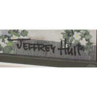 Jeffrey Hull Framed Print 'Carol's Geraniums'