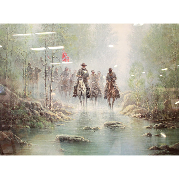 Framed Limited Edition Lithograph "Hope of the Confederacy" by G. Harvey