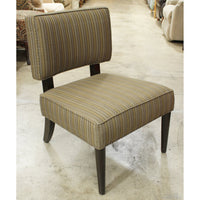Lazar Indus. Striped Slipper Chair