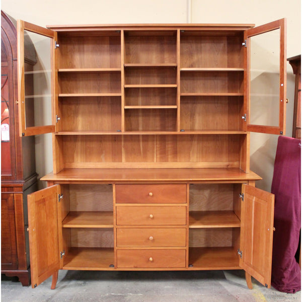 Lyndon Furniture Solid Cherry Shaker China Cabinet