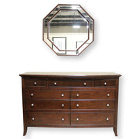 Stanley 9 Drawer Dresser w/Mirror