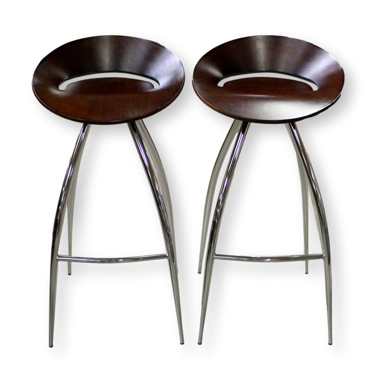Design Group Italia Pair of Lyra Bar Stools